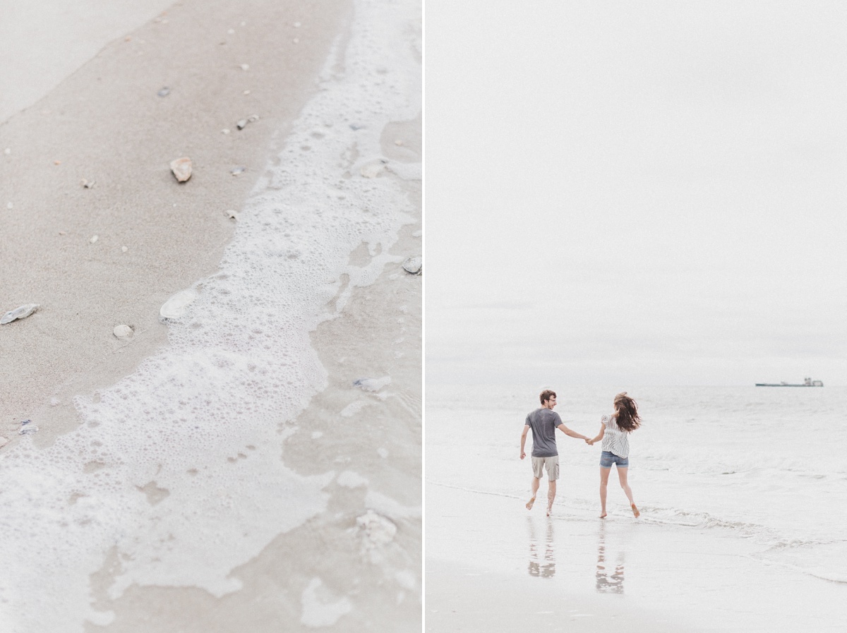 Casual Beach Anniversary Session Jenny Frances Photography